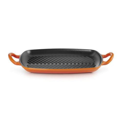 30x27 cm - Le Creuset Evolution Grill Bistecchiera Rettangolare Profondo In Ghisa Vetrificata