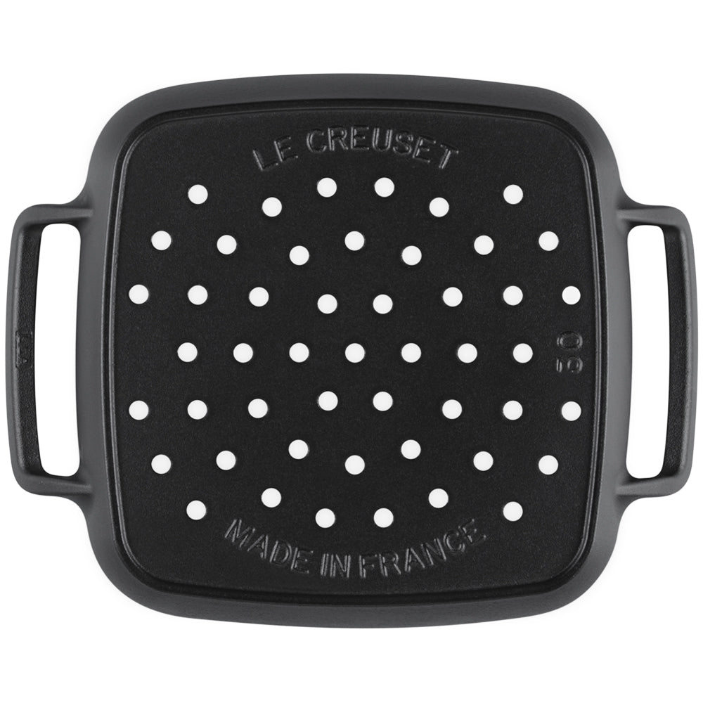 30x30 cm - Le Creuset BBQ Outdoor Grill Quadrato Forato In Ghisa