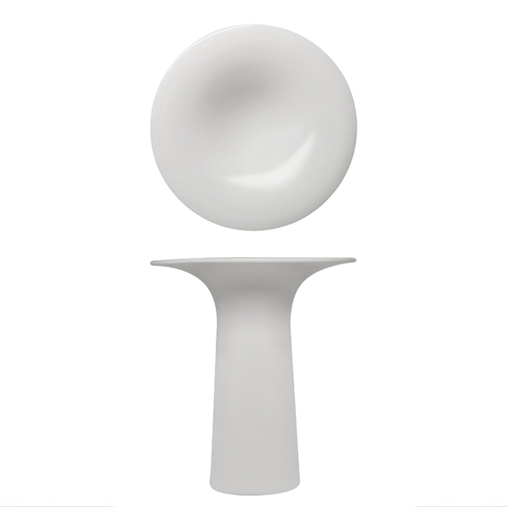 14x16 cm - Essentia 50's Era Piatto Presentazione Alzata Gourmet Alta In Porcellana Set 2 Pz