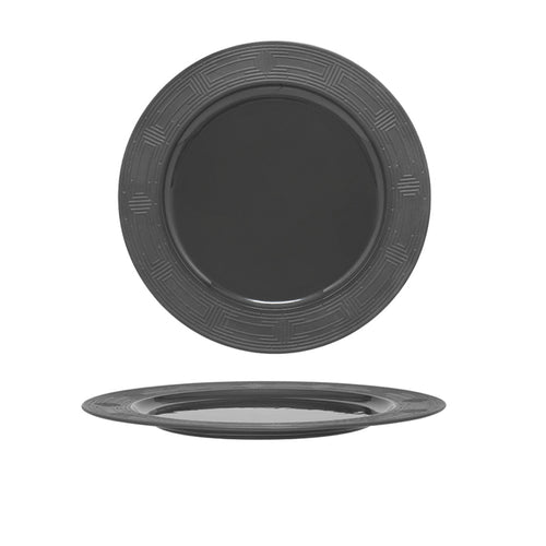 30.5 cm - Essentia Labyrinth Piatto Piano In Porcellana Set 4 Pz