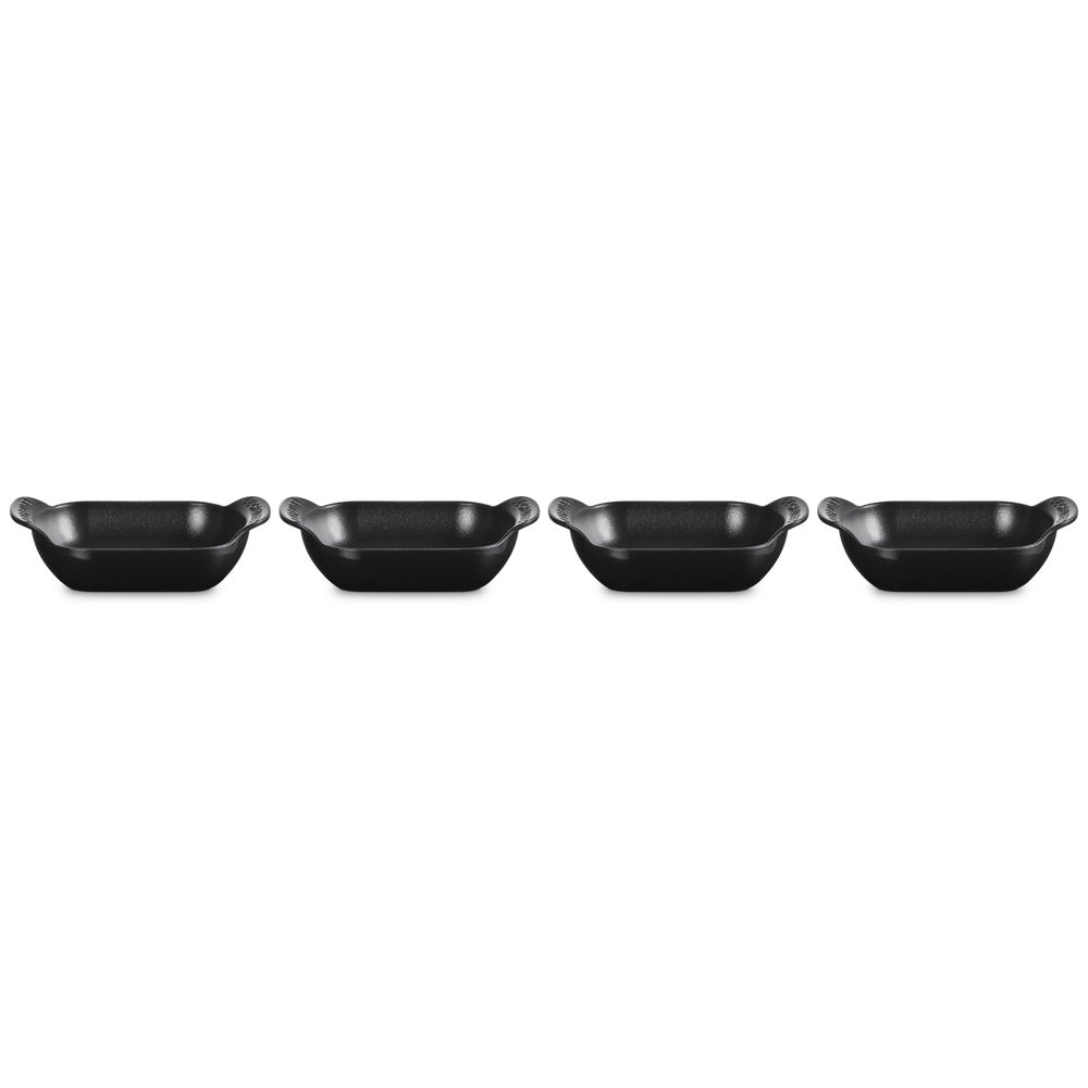 15 cm - Le Creuset Gourmand Mini Pirofila Rettangolare Set 4 Pz