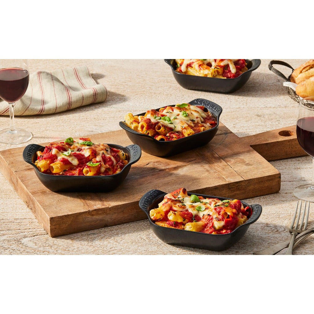 15 cm - Le Creuset Gourmand Mini Pirofila Rettangolare Set 4 Pz