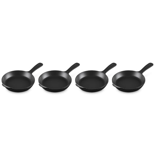 15 cm - Le Creuset Gourmand Mini Padella Doppio Becco Set 4 Pz