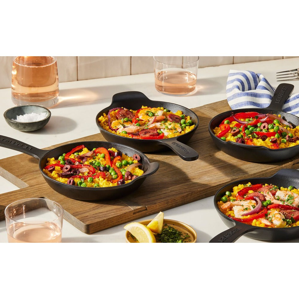15 cm - Le Creuset Gourmand Mini Padella Doppio Becco Set 4 Pz