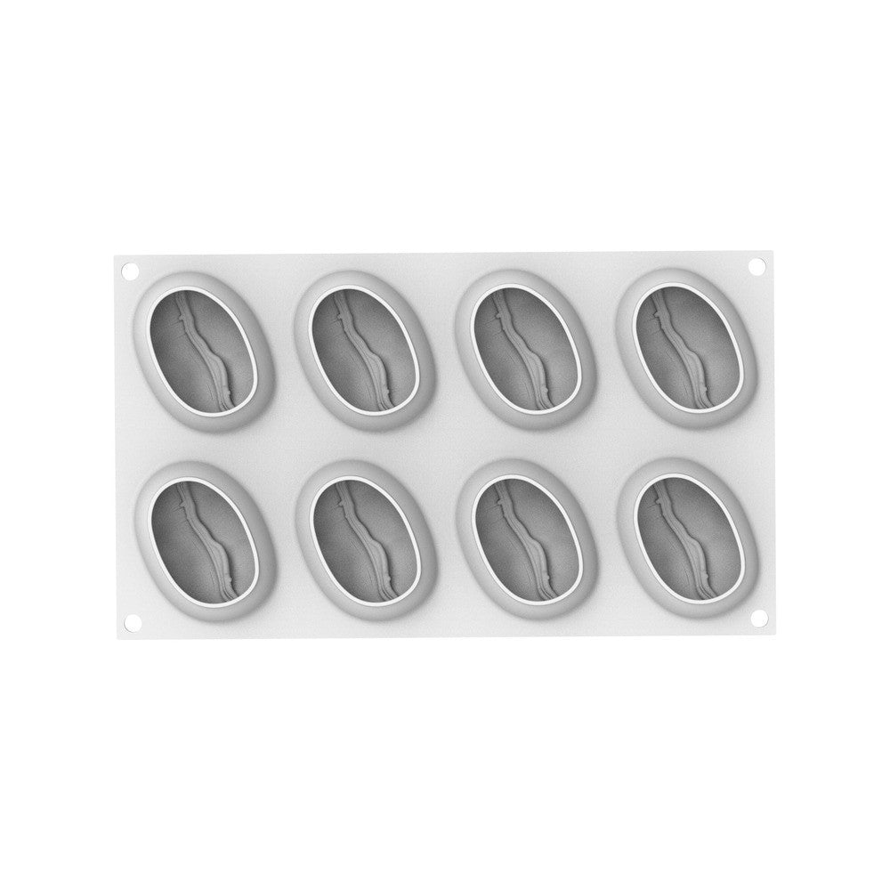 8 Forme - Silikomart Caffè 110 Stampo Dolci Frutta Realistica In Silicone Cutter Incluso