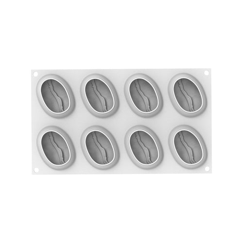 8 Forme - Silikomart Caffè 110 Stampo Dolci Frutta Realistica In Silicone Cutter Incluso