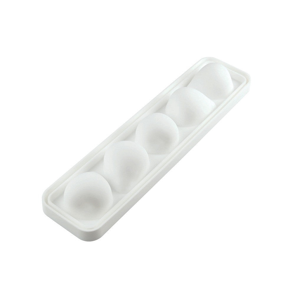 5 Forme - Silikomart Fragola 120 Stampo Dolci Frutta Realistica In Silicone Cutter Incluso