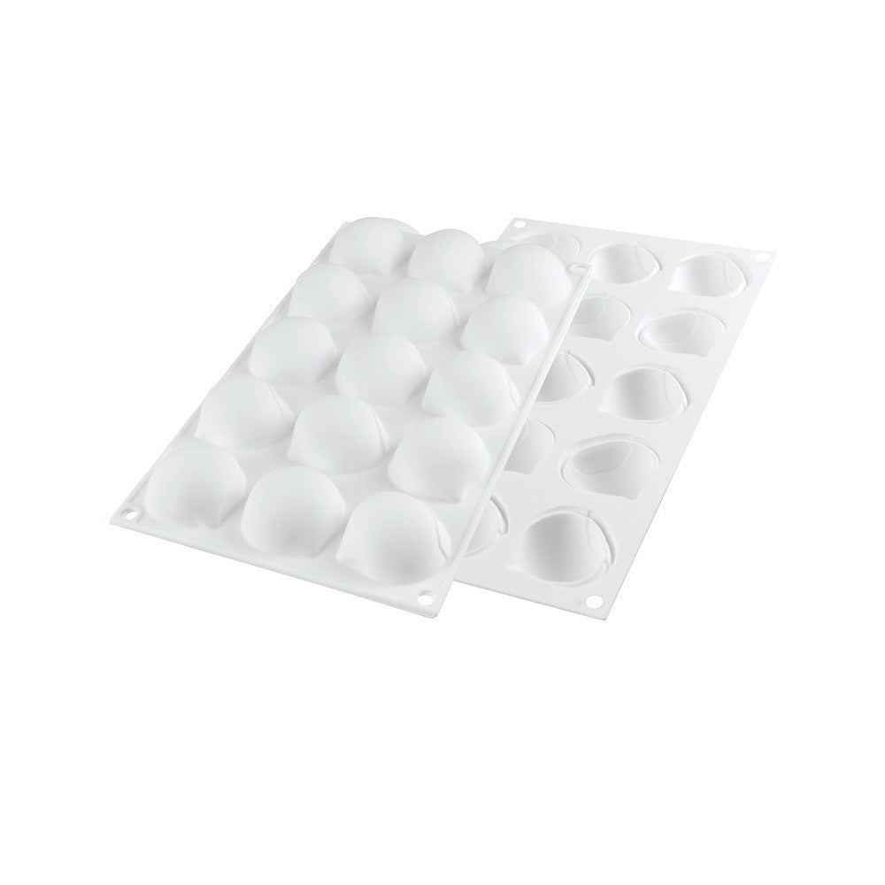 15 Forme - Silikomart Marron Glacè 30 Stampo Dolci Frutta Realistica In Silicone Cutter Incluso
