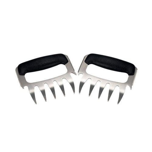 12x10.5 cm - Ilsa Artigli Per Carne In Acciaio Inox e Propilene Set 2 Pz