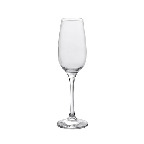 20 cl - Amber Calice Flute in Vetro - Set 6 Pz