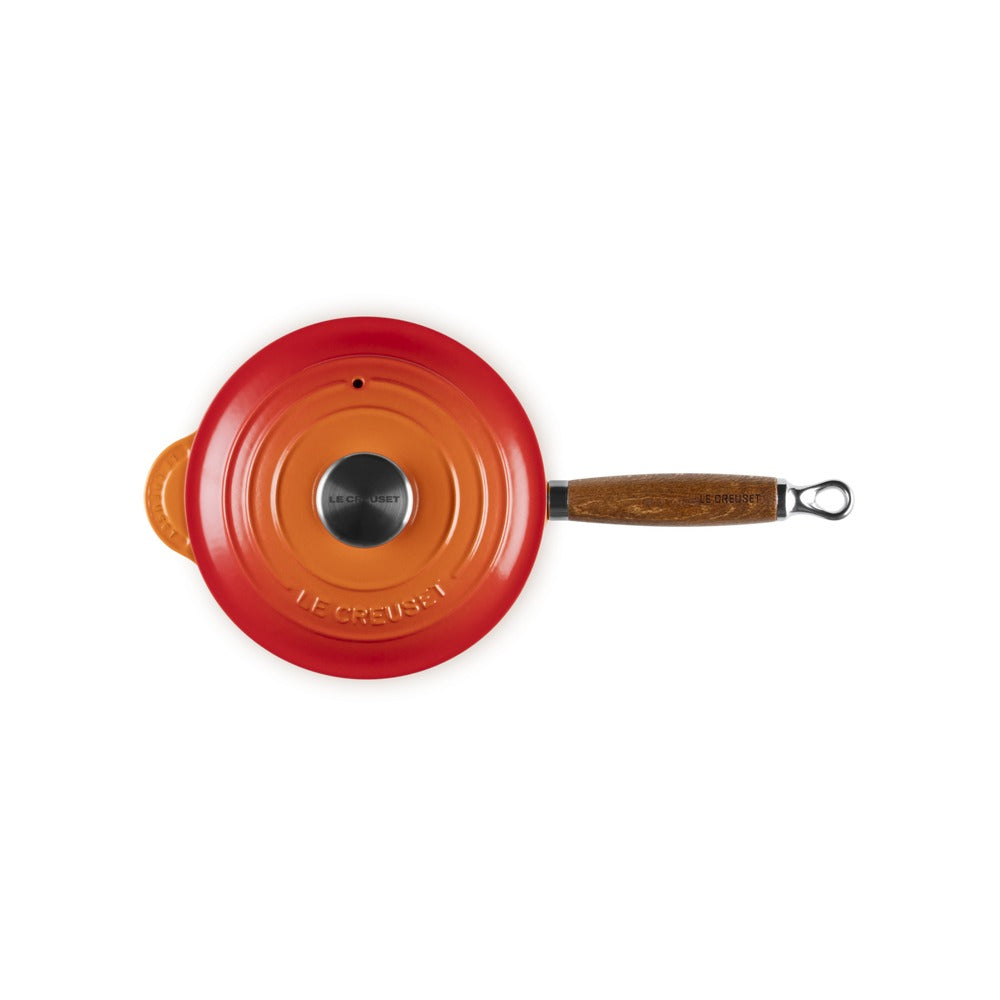 18 cm - Cast Iron Saute Pan With Long Handle