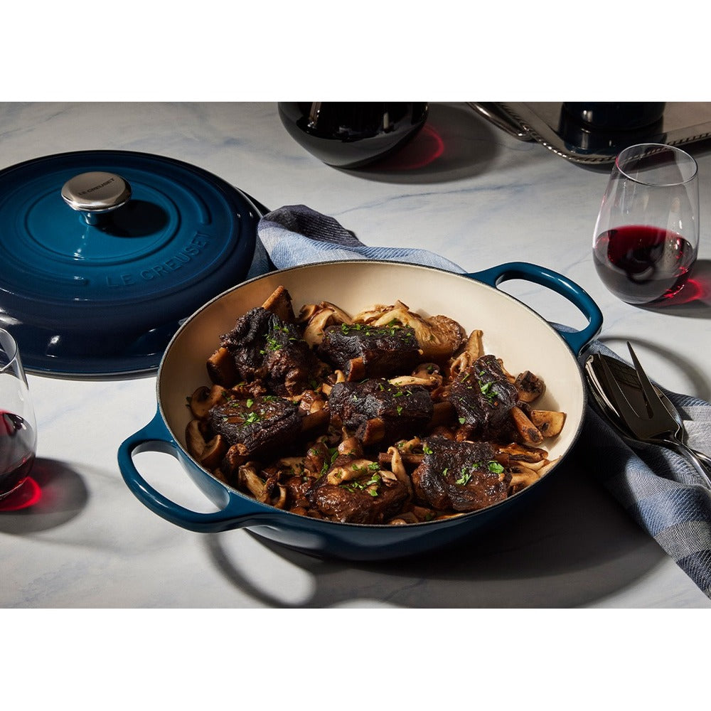 26 cm - Le Creuset Evolution Tegame Basso Rotondo In Ghisa Vetrificata