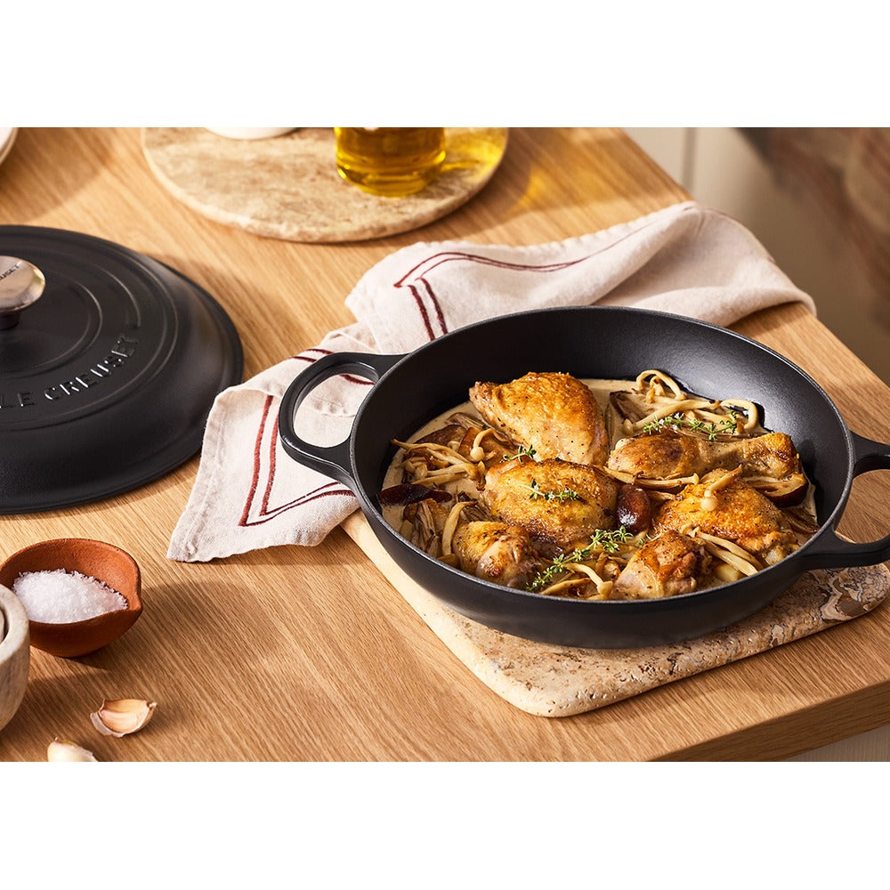 28 cm - Le Creuset Evolution Tegame Basso Rotondo In Ghisa Vetrificata