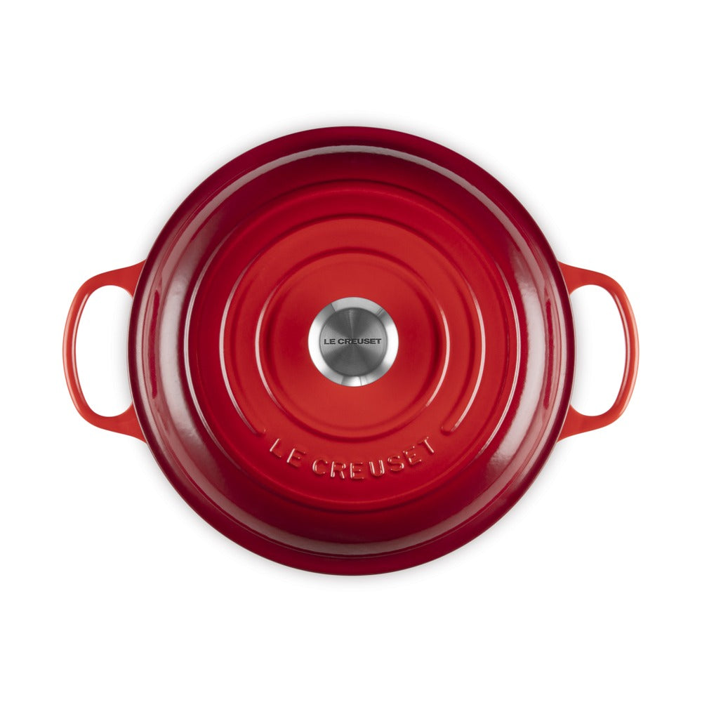 28 cm - Le Creuset Evolution Tegame Basso Rotondo In Ghisa Vetrificata