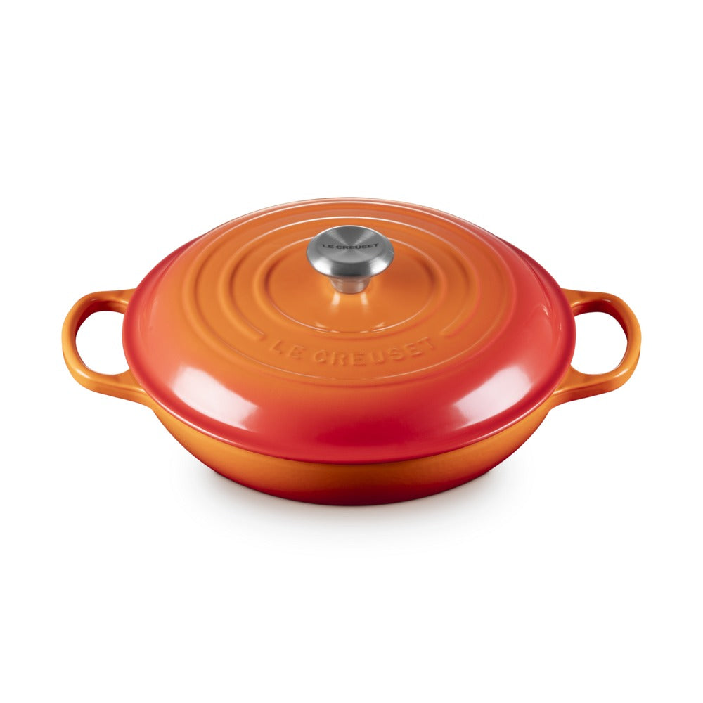 28 cm - Le Creuset Evolution Tegame Basso Rotondo In Ghisa Vetrificata