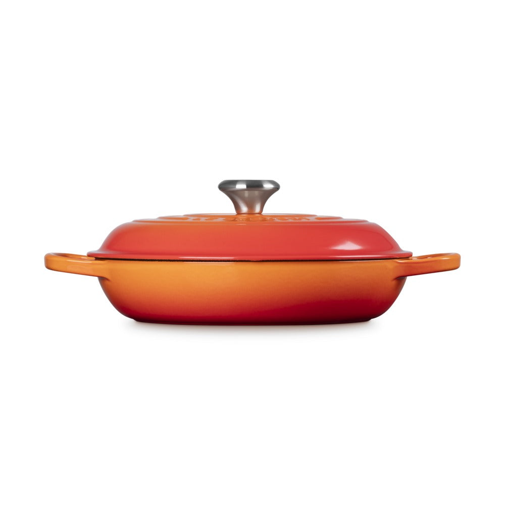 28 cm - Le Creuset Evolution Tegame Basso Rotondo In Ghisa Vetrificata
