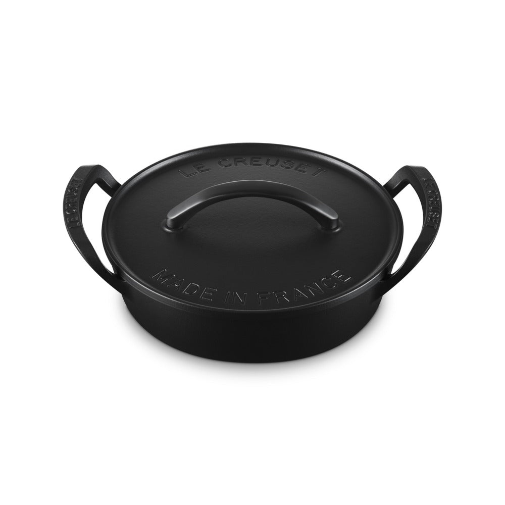 28 cm - Le Creuset BBQ Outdoor Tegame Basso Rotondo In Ghisa Vetrificata