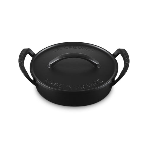 28 cm - Le Creuset BBQ Outdoor Tegame Basso Rotondo In Ghisa Vetrificata