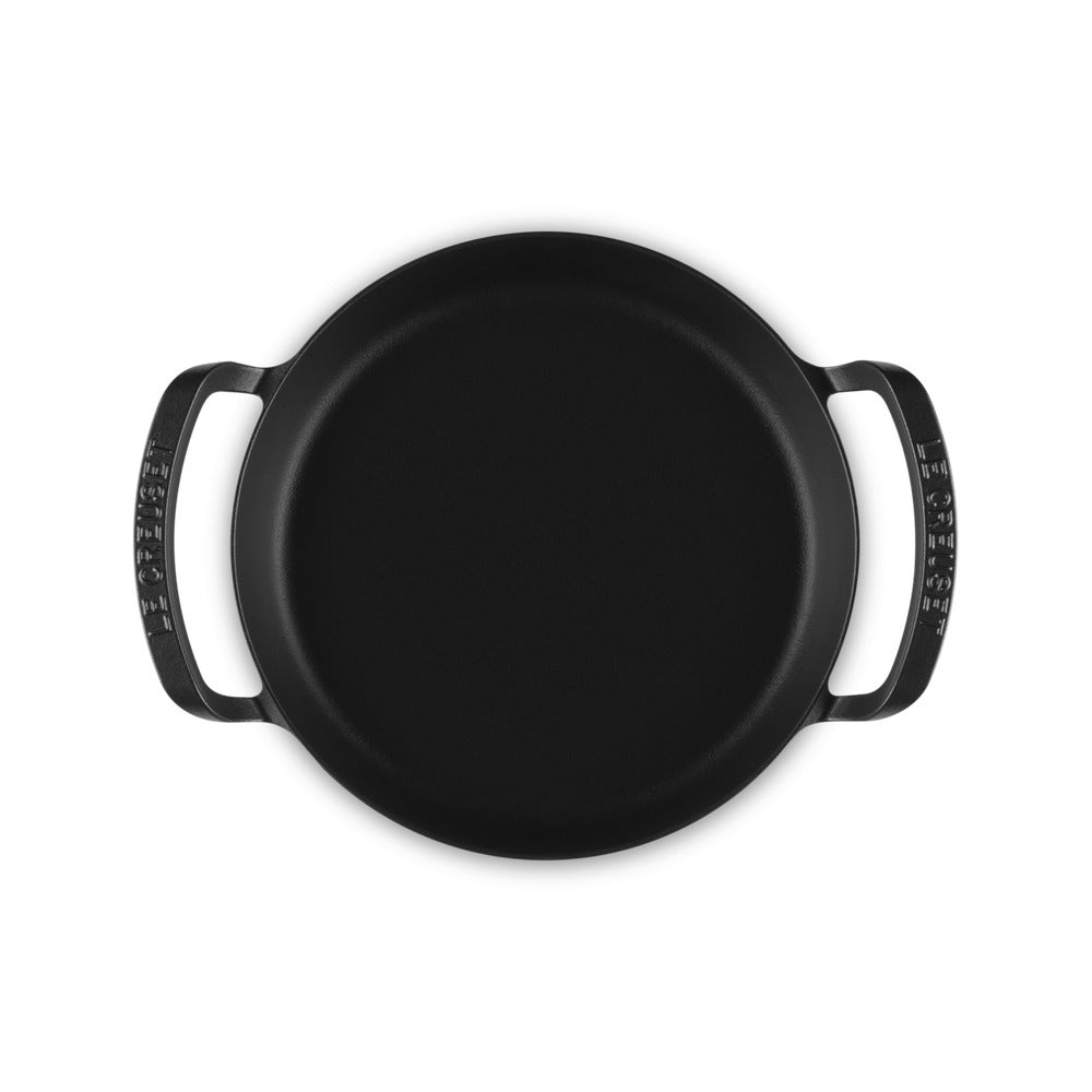 28 cm - Le Creuset BBQ Outdoor Tegame Basso Rotondo In Ghisa Vetrificata