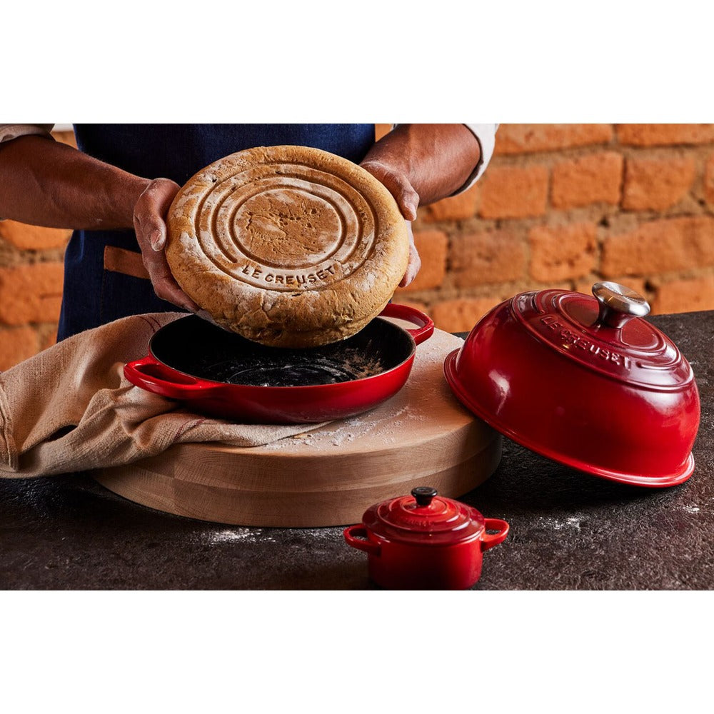 24 cm - Le Creuset Evolution Cocotte Per Pane Rotonda In Ghisa Vetrificata