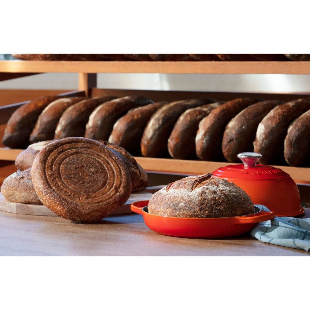 24 cm - Le Creuset Evolution Cocotte Per Pane Rotonda In Ghisa Vetrificata