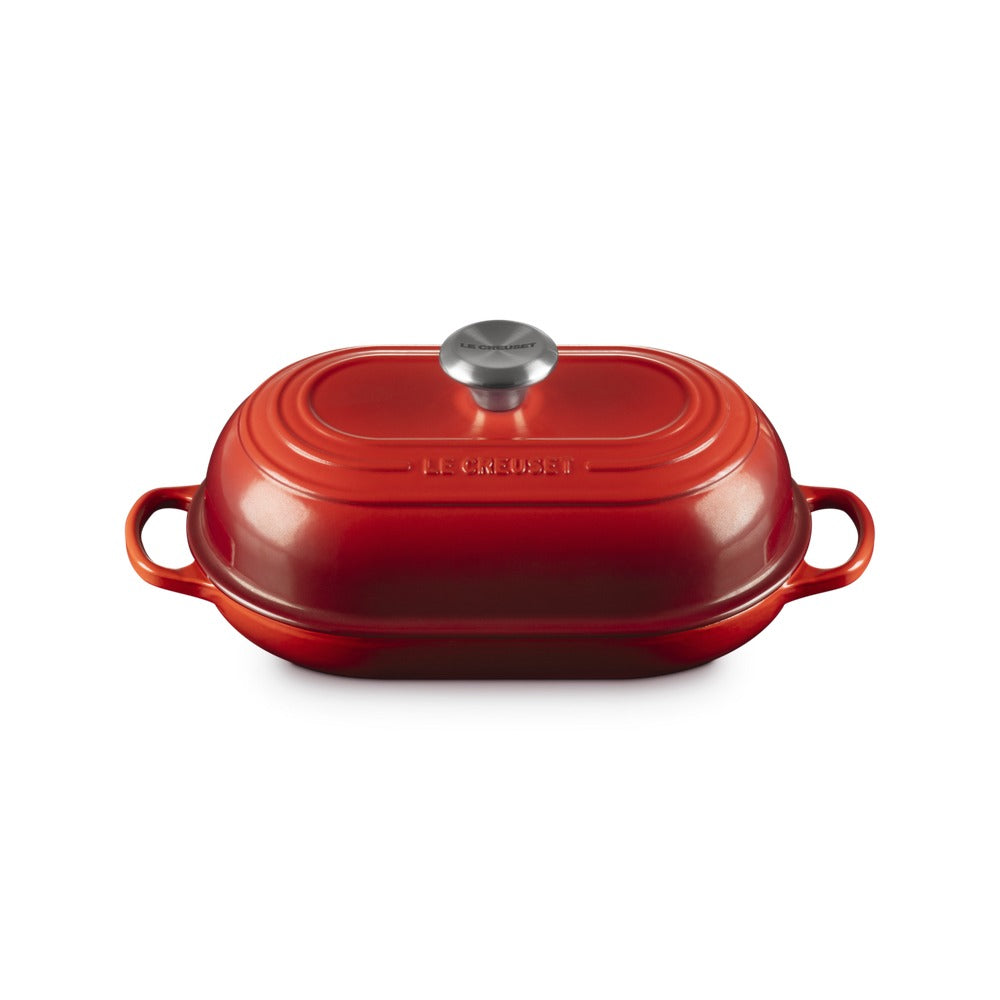 29 cm - Le Creuset Evolution Cocotte Per Pane Ovale In Ghisa Vetrificata