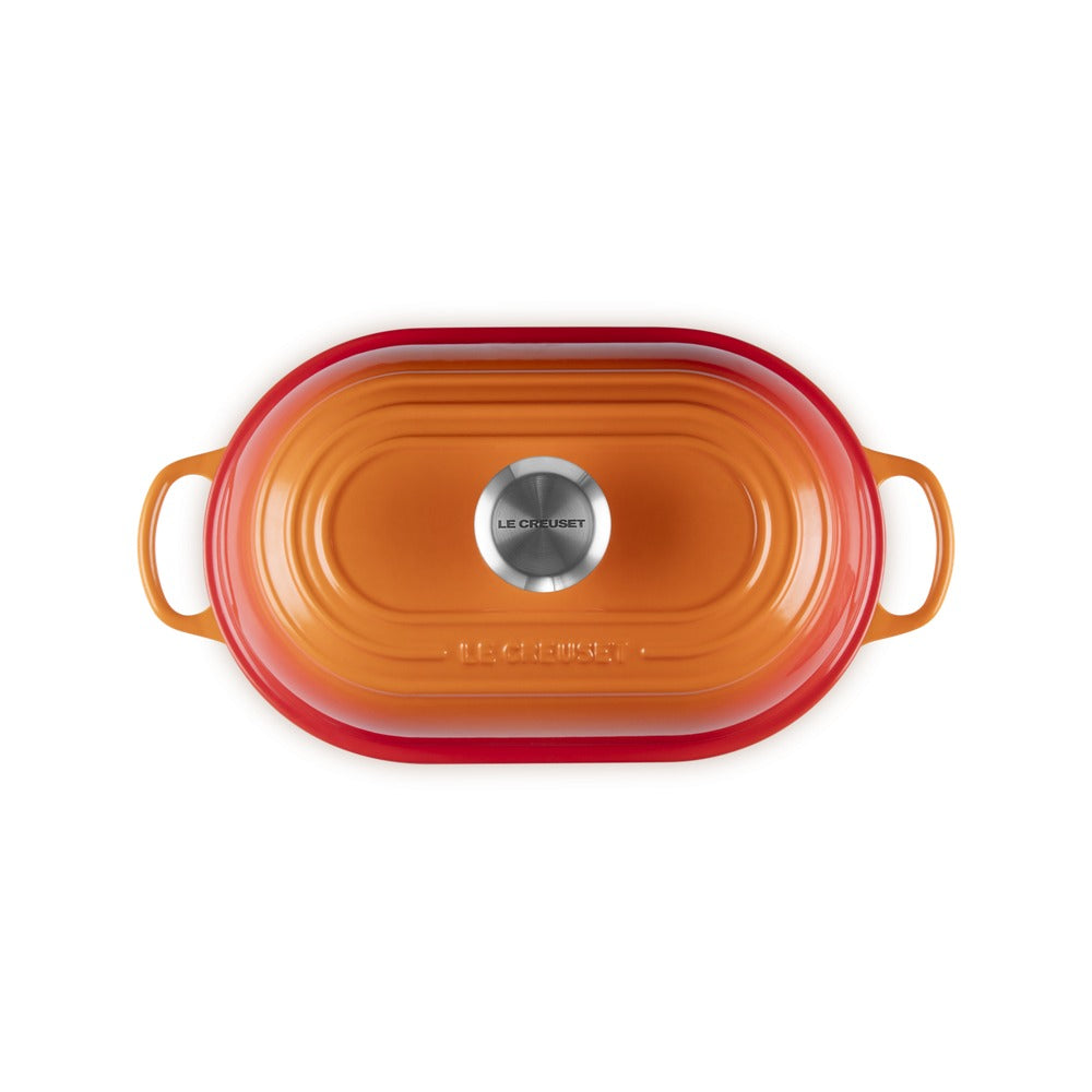 29 cm - Le Creuset Evolution Cocotte Per Pane Ovale In Ghisa Vetrificata