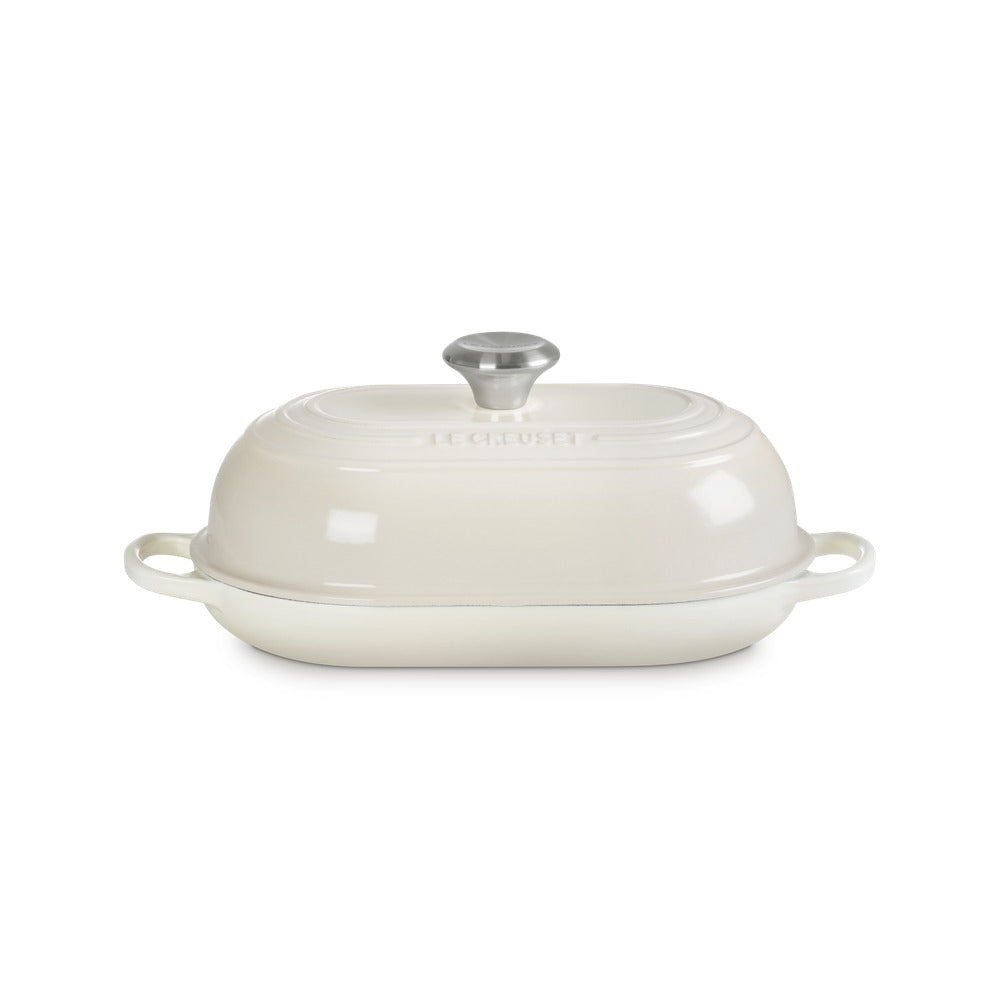 29 cm - Le Creuset Evolution Cocotte Per Pane Ovale In Ghisa Vetrificata