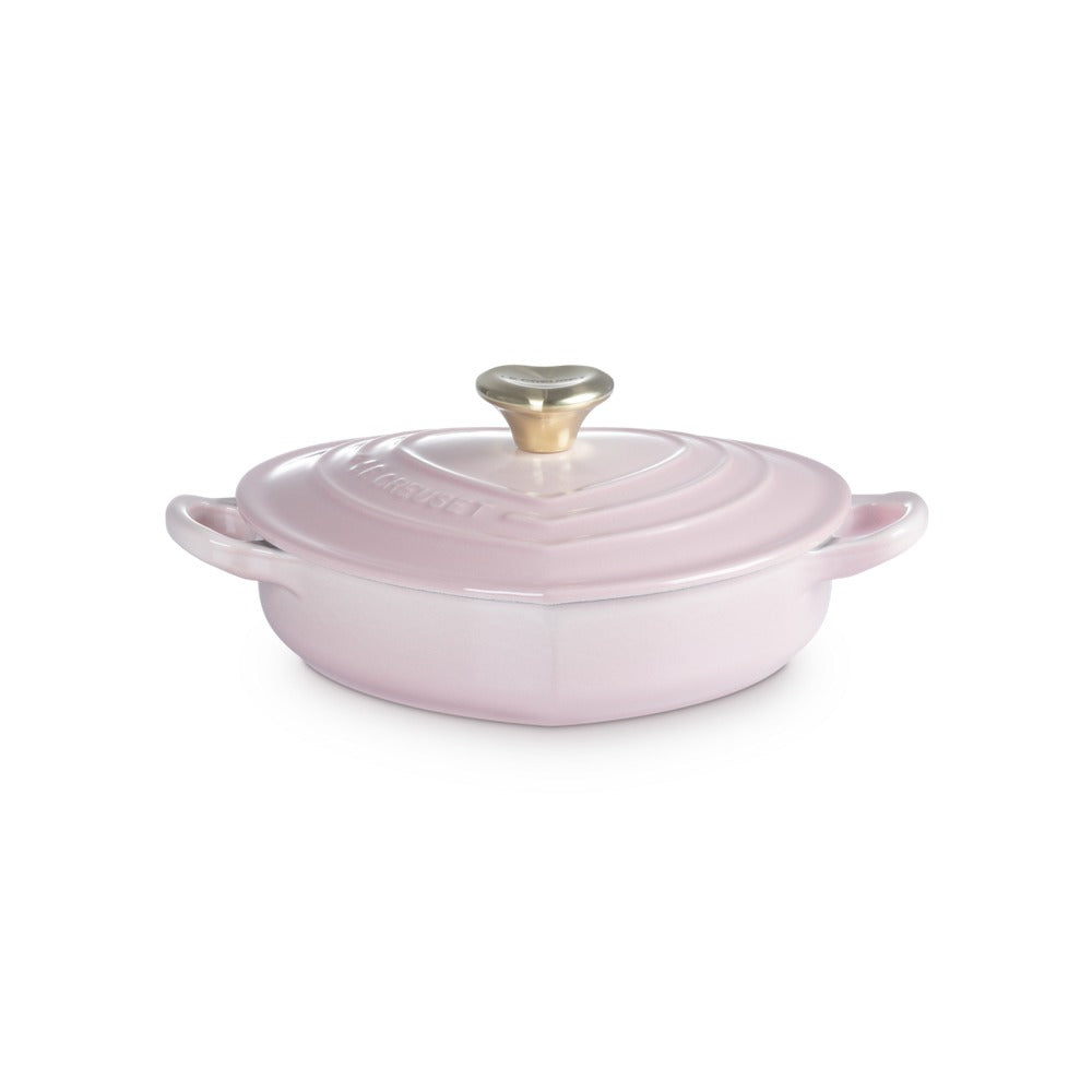 20 cm - Le Creuset Tradition Cuore Tegame Basso In Ghisa Vetrificata