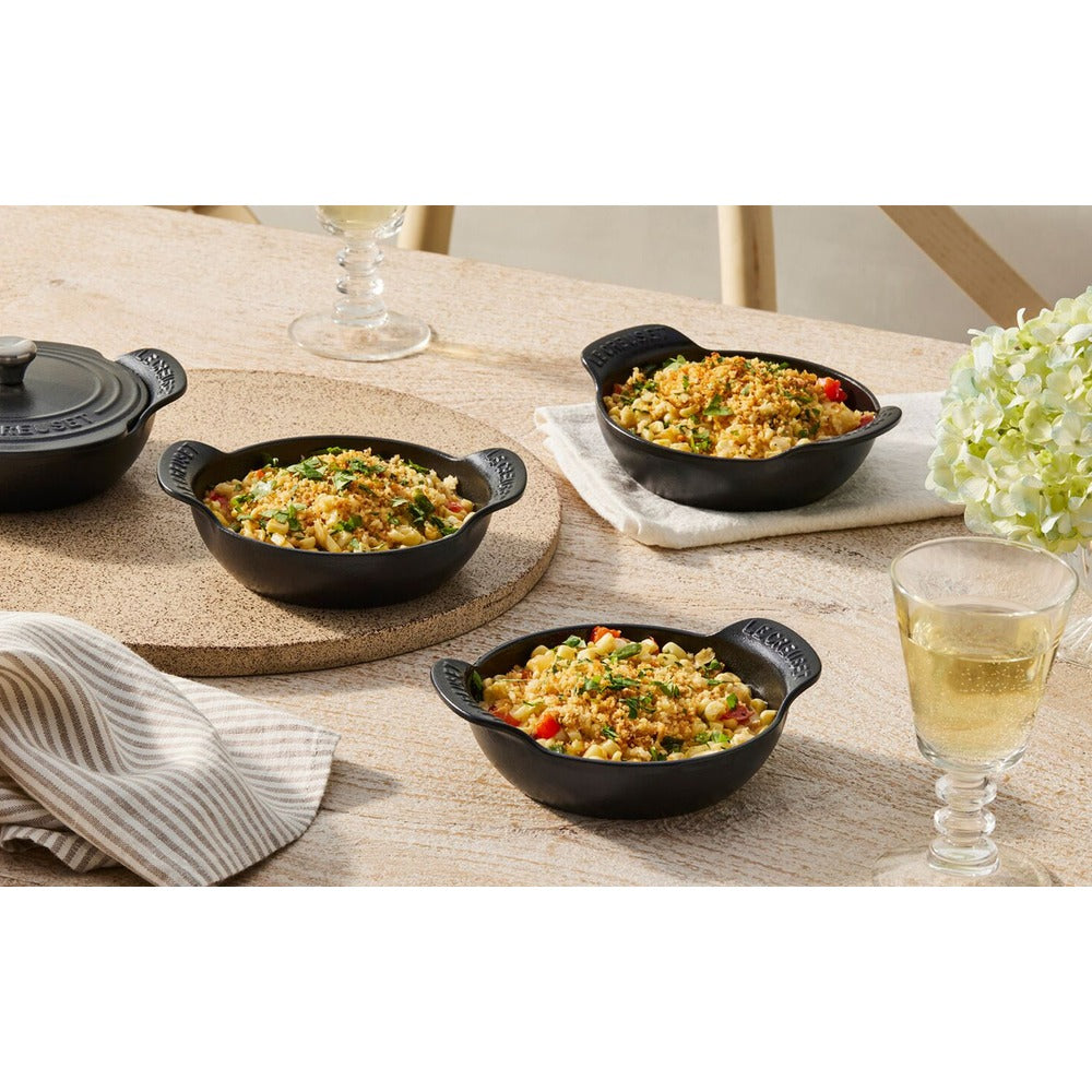 13 cm - Le Creuset Gourmand Mini Tegame Con Coperchio Set 4 Pz