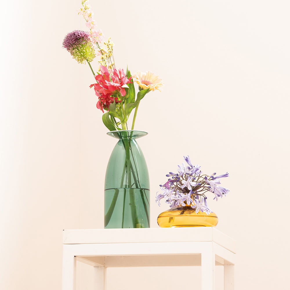 24 cm - Un Fiore Vaso Fiori In Vetro Borosilicato