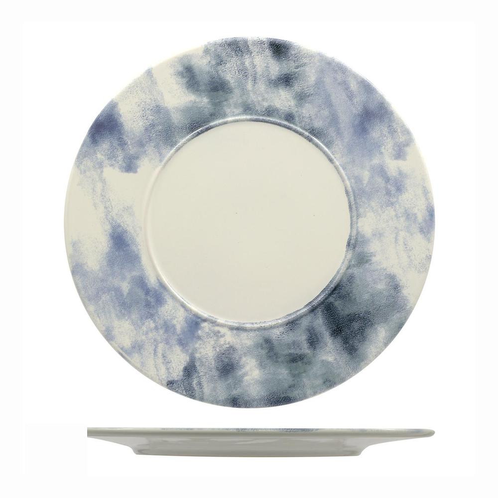 Mesa Ceramics Estoril Piatto Piano Con Falda Decorato In Gres porcellanato Set 6 Pz