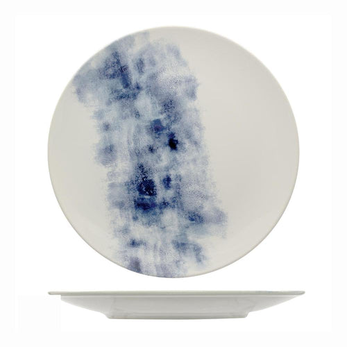 32 cm - Mesa Ceramics Estoril Piatto Piano Coupe Decorato In Gres porcellanato Set 4 Pz