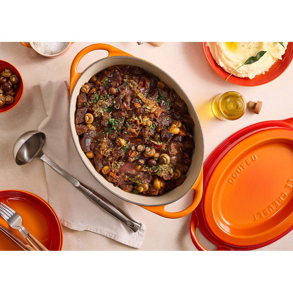 32 cm - Le Creuset Doufeu Casseruola Ovale In Ghisa Vetrificata