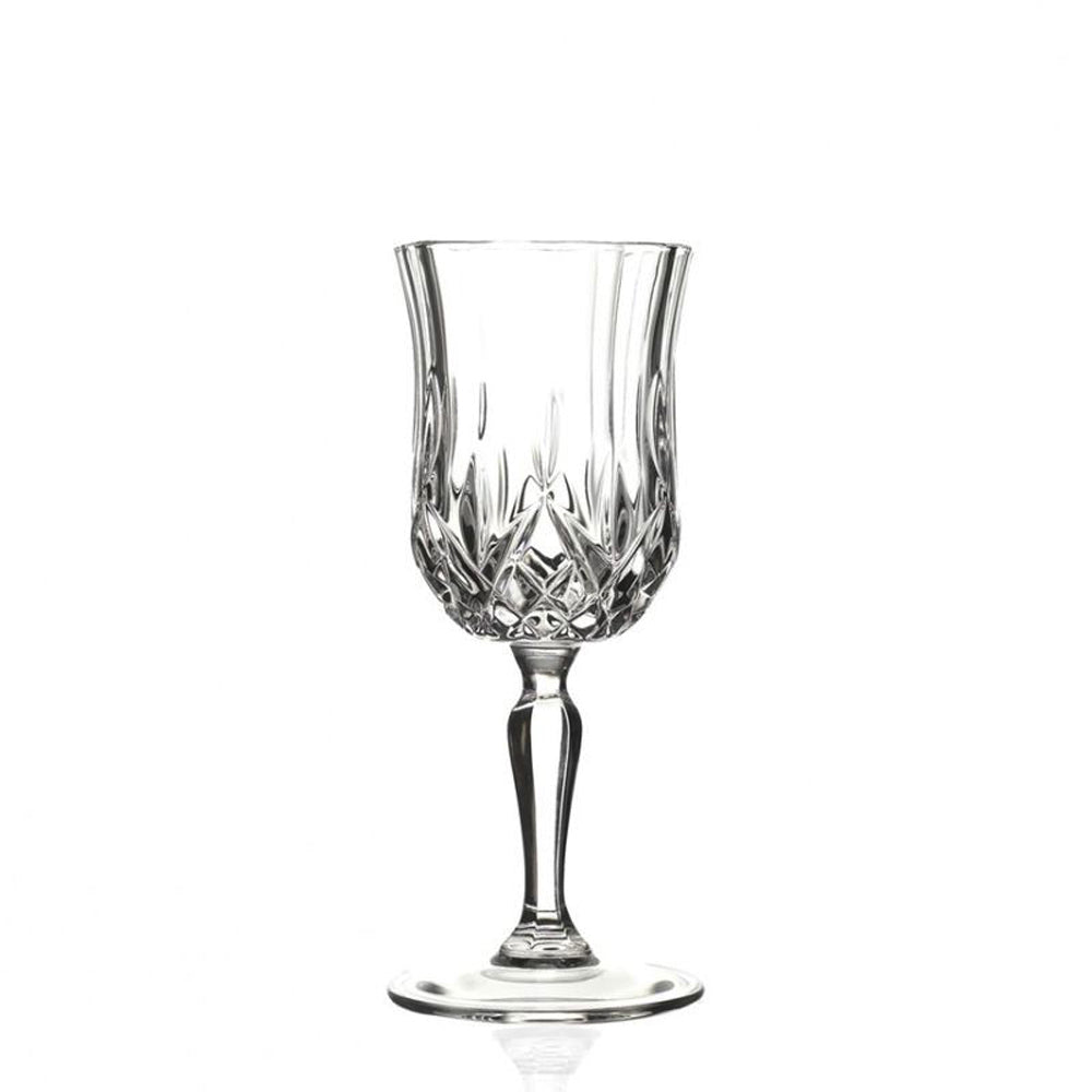 12 cl - RCR Cristalleria Italiana Opera Calice Liquore Sherry In Vetro Luxion - Set 6 Pz