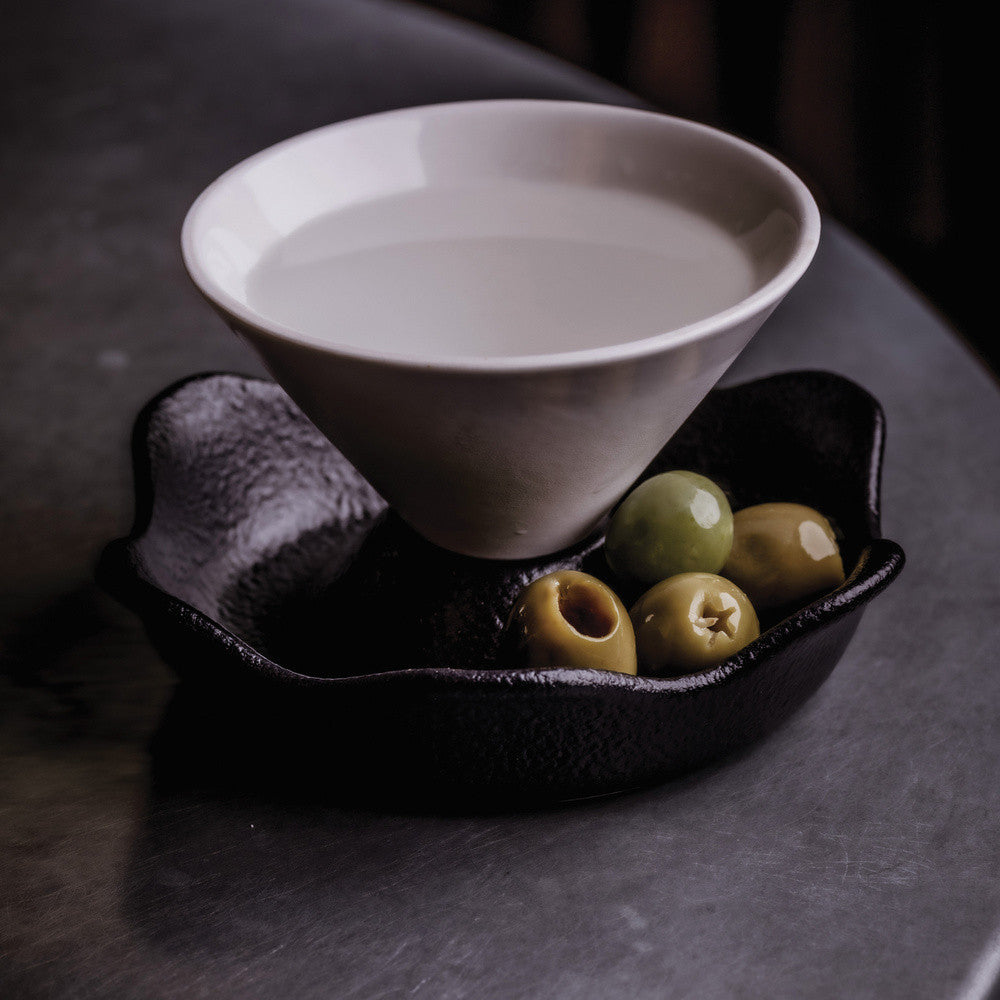 17.5 cl - Ariane Barware Lunar Calice Cocktail Martine Cone In Ceramica - Set 6 Pz