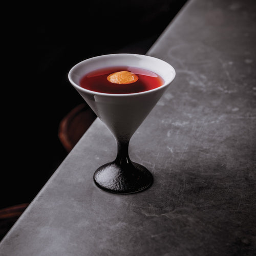 17.5 cl - Ariane Barware Lunar Calice Cocktail Martini In Ceramica - Set 6 Pz