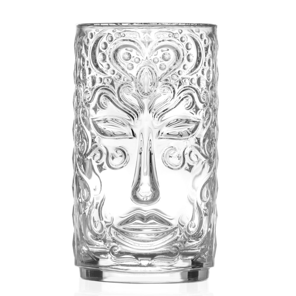 45 cl - RCR Cristalleria Italiana Tiki Venezia Bicchiere Bibita Set 4 Pz