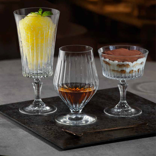 45 cl - RCR Cristalleria Italiana Timeless Stemless T45 Calice Cognac In Vetro Cristallino Luxion Set 6 Pz