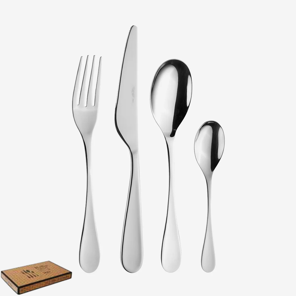 Drop Prima Servizio Posate In Acciaio Inox - Set 24 Pz