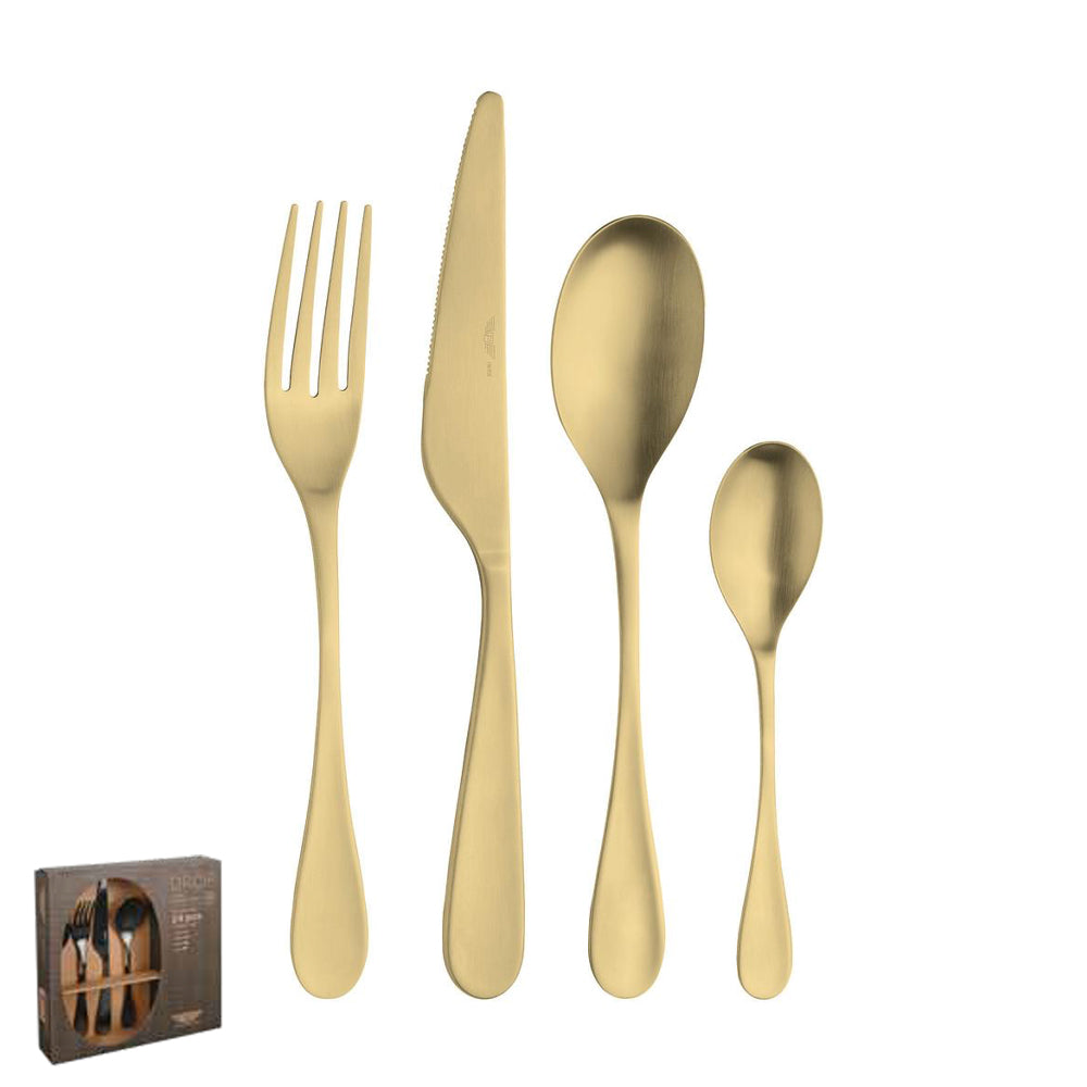 Pintinox Drop Prima Servizio Posate In Acciaio Inox - Set 24 Pz