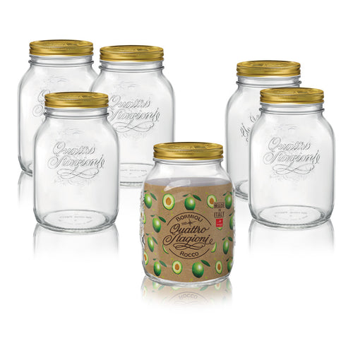 300 cl - Quattro Stagioni Vaasje - Set van 6 Stuks