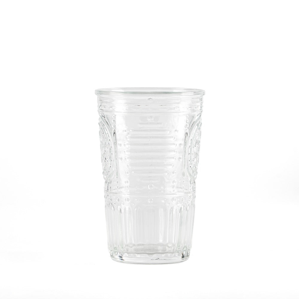 34 cl - Romantic Wasserglas aus Glas - Set 6 Stück