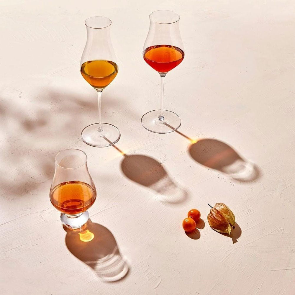20.5 cl - Nude Islands Calici Whisky - In Vetro - Set 2 Pz
