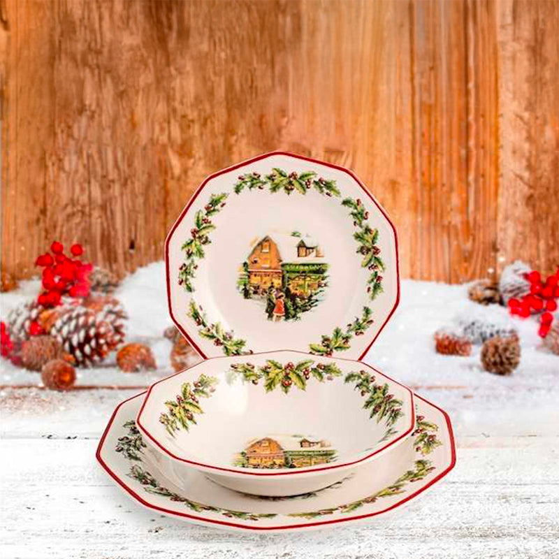 Churchill Holly Toys Servizio Piatti In Porcellana Set 18 Pz