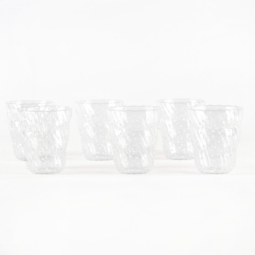 37 cl - Twist Pua Bicchiere Acqua in Vetro Borosilicato - Set 6 Pezzi