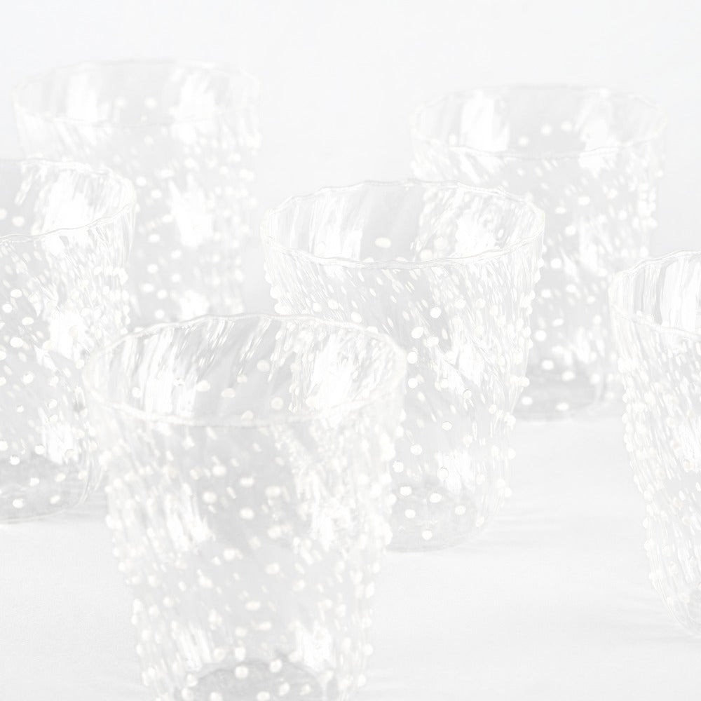 37 cl - Twist Pua Bicchiere Acqua in Vetro Borosilicato - Set 6 Pezzi