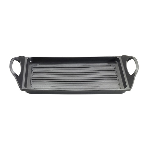 45x27 cm - Pintinox Pro Piastra Grill Rettangolare In Alluminio Antiaderente