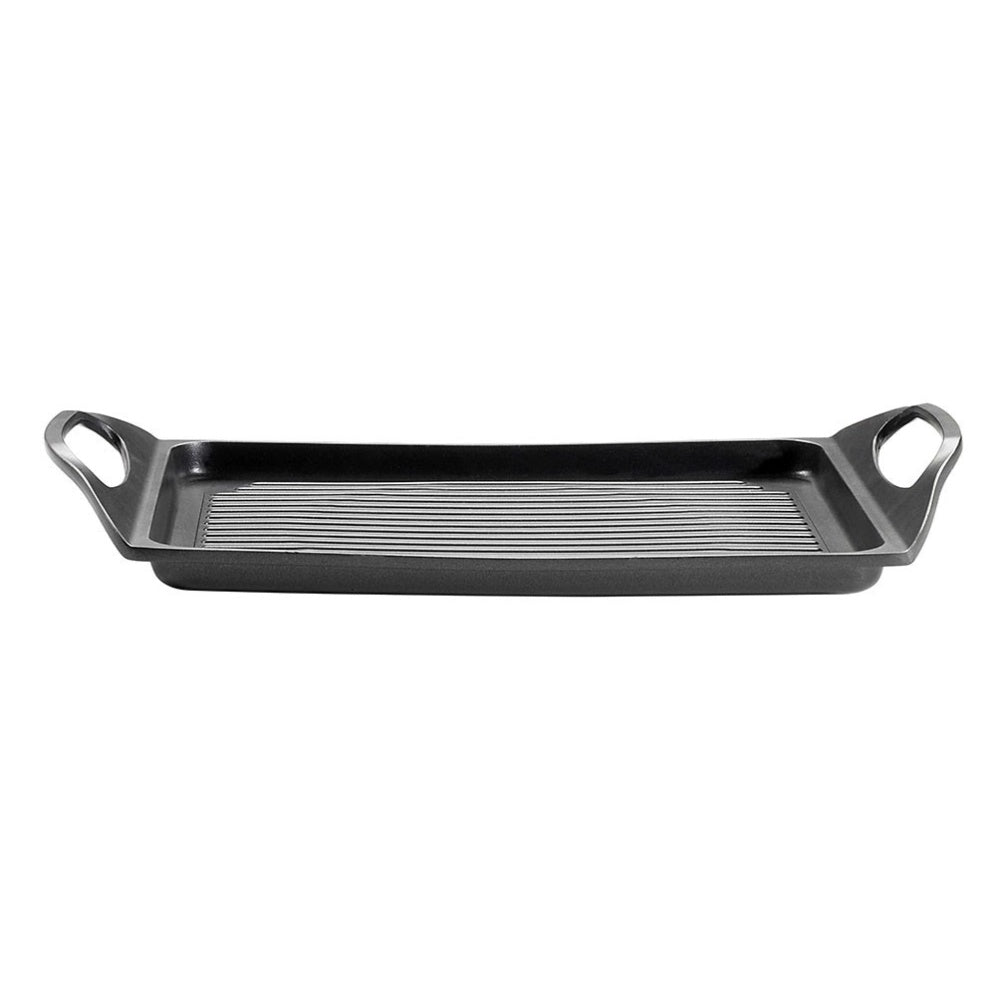 45x27 cm - Pintinox Pro Piastra Grill Rettangolare In Alluminio Antiaderente