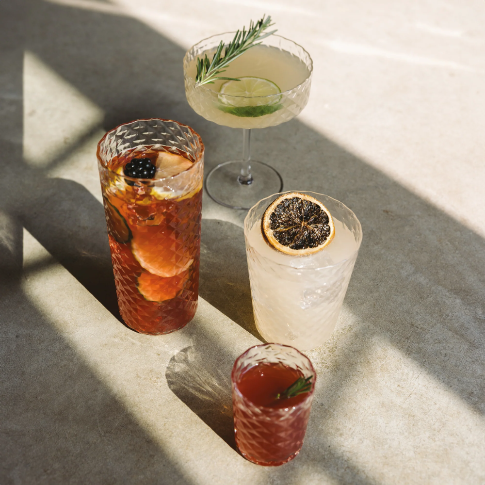 33 cl - Veneziano Mixology Glass Goblet And Cocktail - Set 4 Pieces